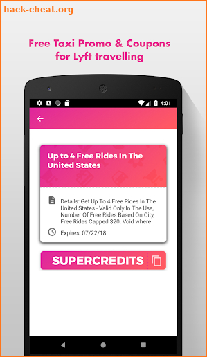 Lyft Coupon Promo Code Free Ride screenshot
