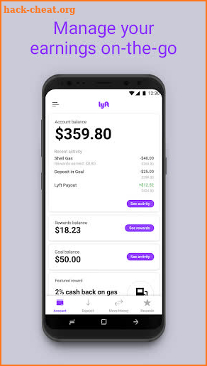 Lyft Direct, powered by Payfare screenshot
