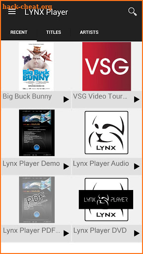 LYNX Player screenshot