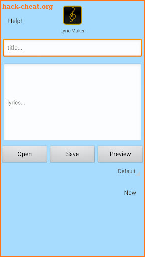 Lyric Maker screenshot