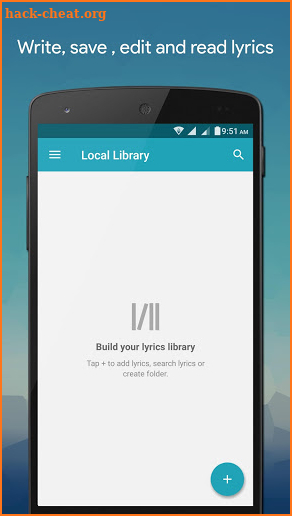 Lyrics Library screenshot