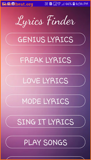 Lyrics Spot : Songs Lyrics Finder screenshot