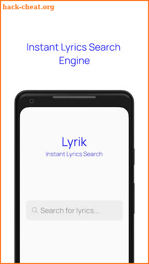 Lyrik - Instant lyrics search screenshot
