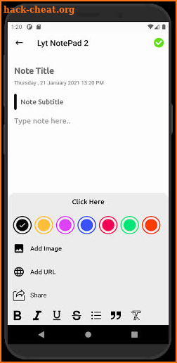 Lyt NotePad 2 screenshot