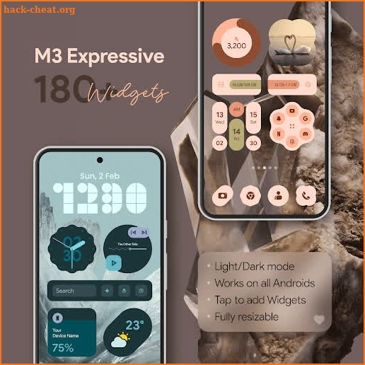 M3 Expressive Widgets screenshot
