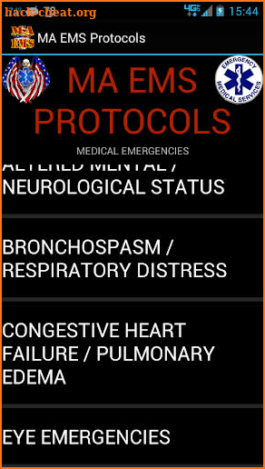 MA EMS Protocols screenshot