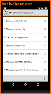 MA EMS - Statewide Protocols screenshot