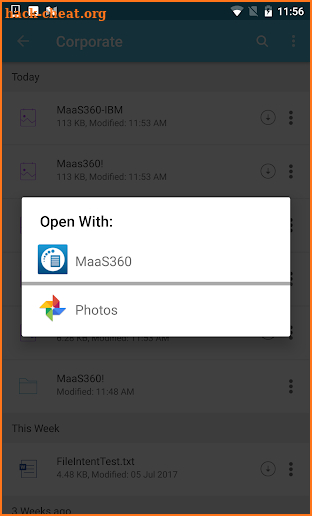 MaaS360 Docs screenshot