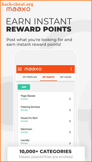 Maaxo - most rewarding app screenshot