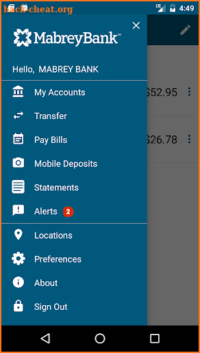 Mabrey Bank Mobile screenshot