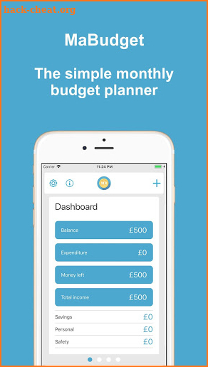 MaBudget - Monthly budget planner screenshot