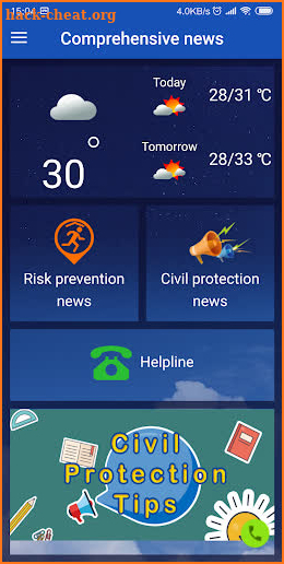 Macao Civil Protection Information screenshot