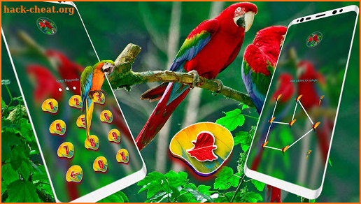 Macaw Parrot Theme screenshot
