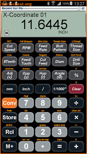 Machinist Calc Pro Calculator screenshot