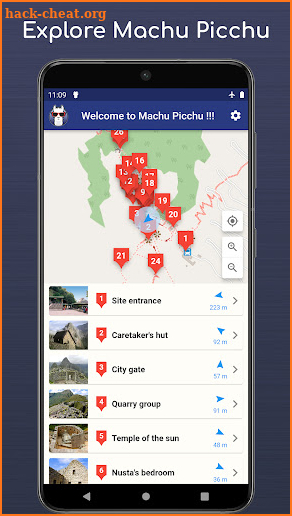 Machu Picchu Audioguide screenshot
