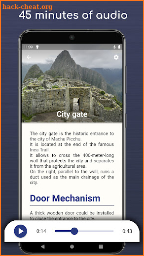Machu Picchu Audioguide screenshot