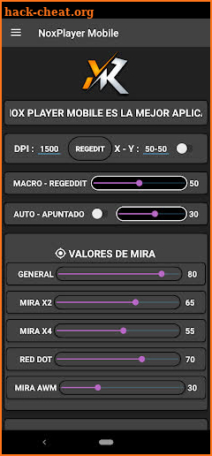 MacroNox Mobile - Regedit FF - Acelerar DPI screenshot