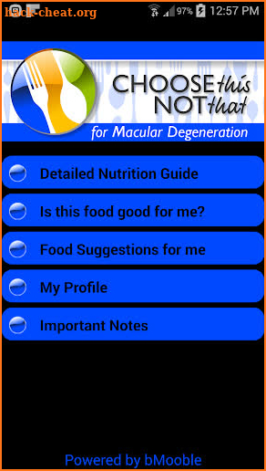 Macular Degeneration (AMD) screenshot