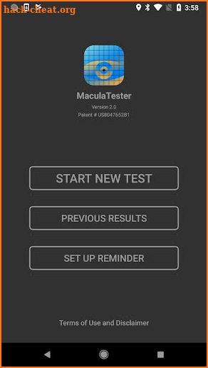MaculaTester: Vision Test for Retina Health screenshot