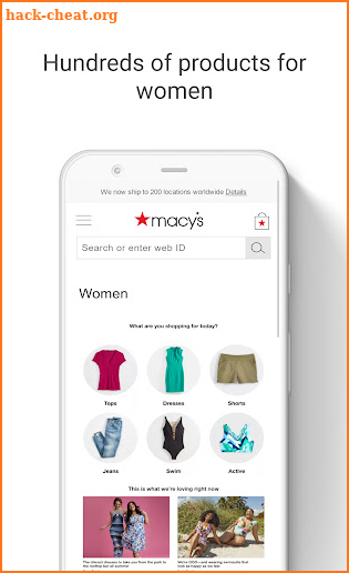 Macy's: worldwide shopping app screenshot