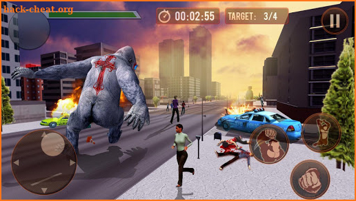 Mad Gorilla Rampage: City Smasher 3D screenshot