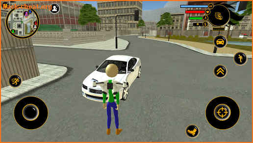Mad Stickman Jetpack american Rope Hero Gangster screenshot