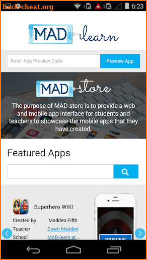 MAD-store screenshot
