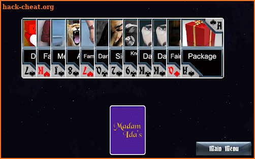 Madam Ida's Fortune Telling Playing Cards screenshot