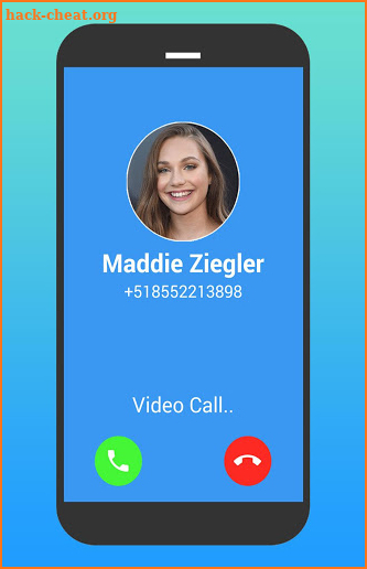 Maddie Ziegler fake call screenshot