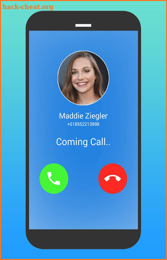 Maddie Ziegler fake call screenshot