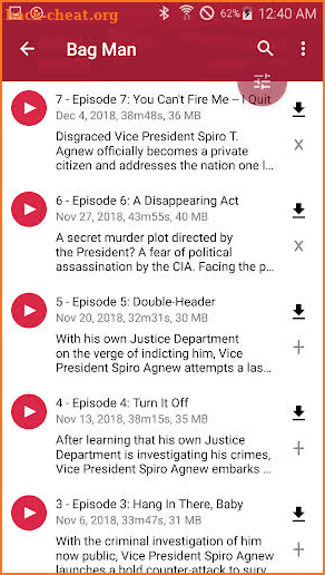 Maddow Podcast screenshot