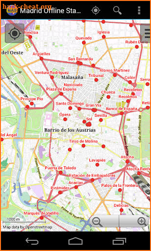 Madrid Offline City Map screenshot