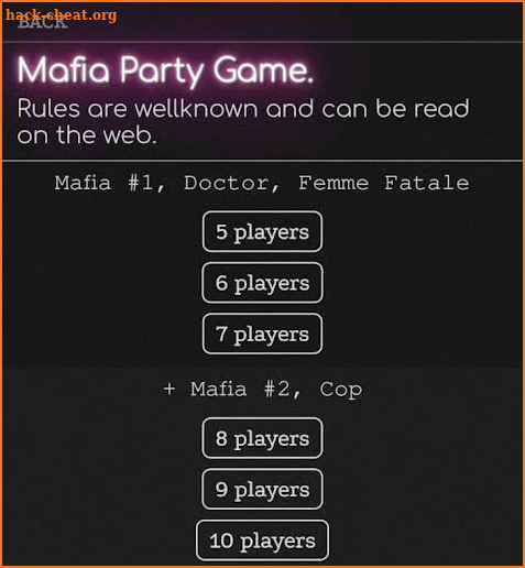 Mafia: Cards for Party Game screenshot
