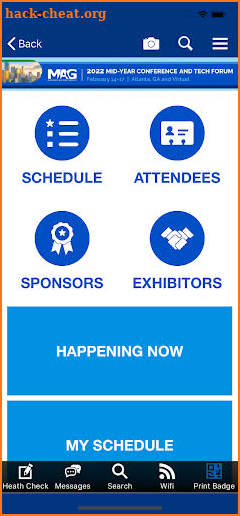 MAG Conferences screenshot