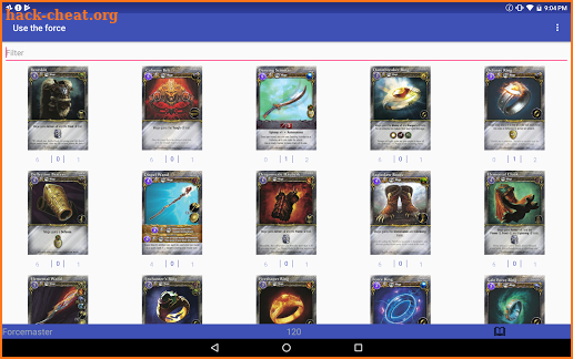 Mage Wars Spellbook Builder screenshot