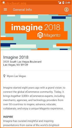 Magento Imagine 2018 screenshot