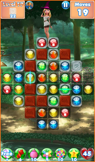 Magic Candy - Match 3 games and fun puzzles screenshot