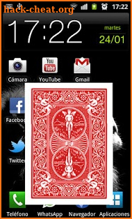 Magic card in mobile screenshot