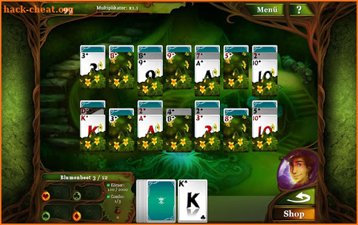 Magic Cards Solitaire (engl.) screenshot