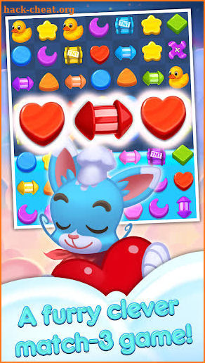 Magic Cat Match : Swipe & Blast puzzle screenshot