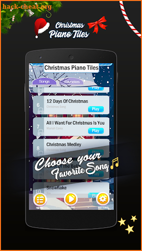 Magic Christmas Song Piano Game Tiles 2018 screenshot