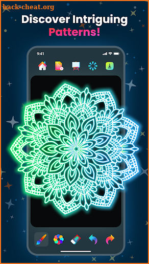 Magic Doodle: Glow Art Drawing screenshot