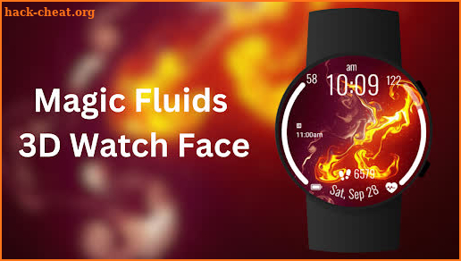 Magic Fluids - 3D Watch Face screenshot