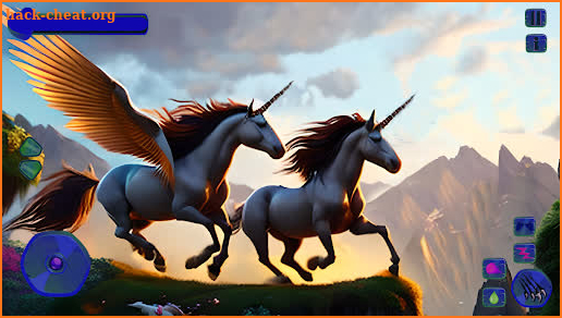 Magic Flying Unicorn Pony Game screenshot