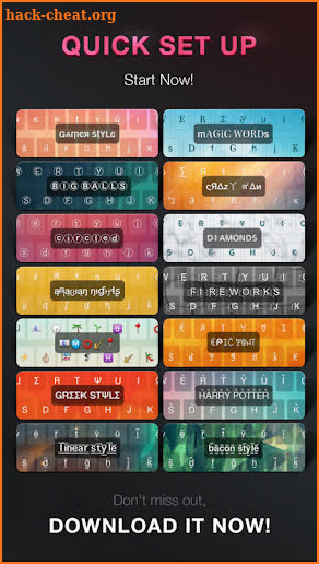 Magic Fonts-Art kerboard emoji screenshot