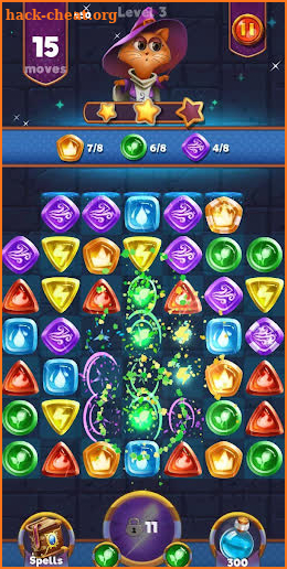 Magic gems crush screenshot