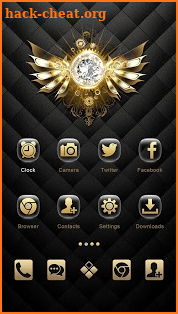 Magic Gold GO Launcher Theme screenshot