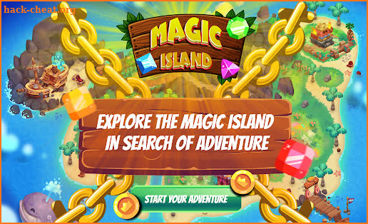 Magic Island match 3 screenshot
