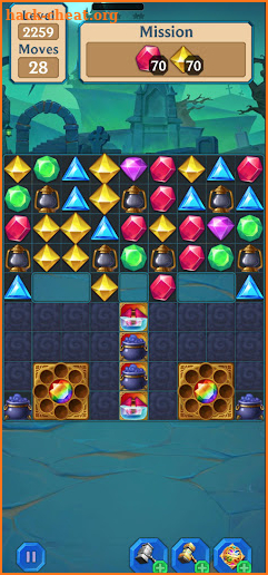 Magic Jewel Quest - Mystery Match 3 Puzzle Game screenshot