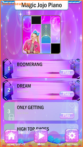 Magic Jojo All Songs Piano Game screenshot